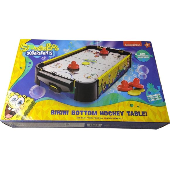 SpongeBob SquarePants Tabletop Air Hockey Game - Picture 1 of 2